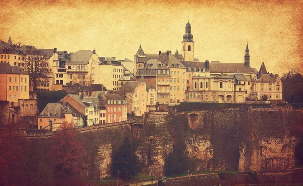 Staden Luxemburg — Stockfoto