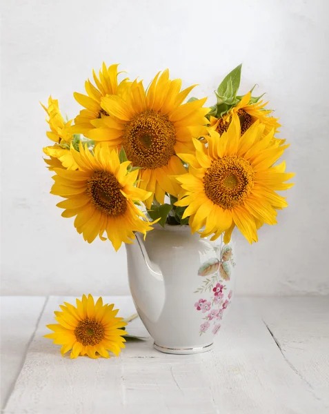 Boeket van zonnebloemen — Stockfoto