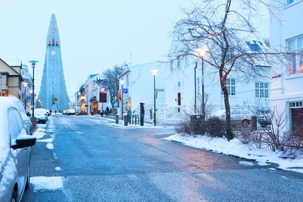 Starej ulicy Reykjaviku. — Zdjęcie stockowe