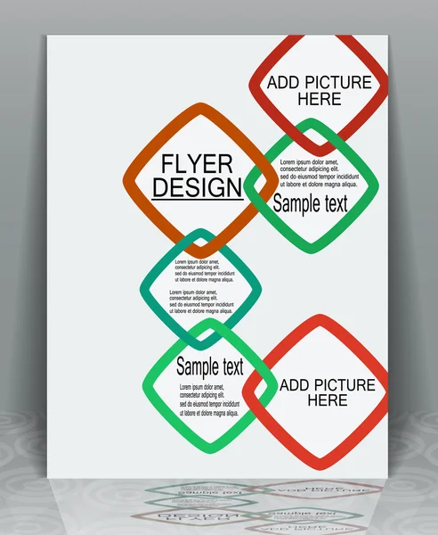 Flyer business. — Stock Vector