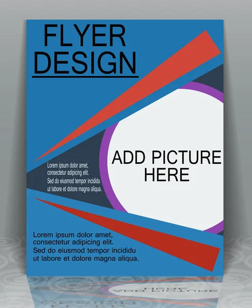 Flyer business. — Stock Vector