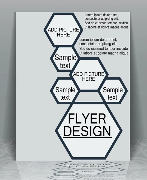 Flyer business. — Stock Vector