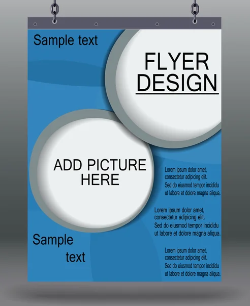 Flyer business. — Stock Vector