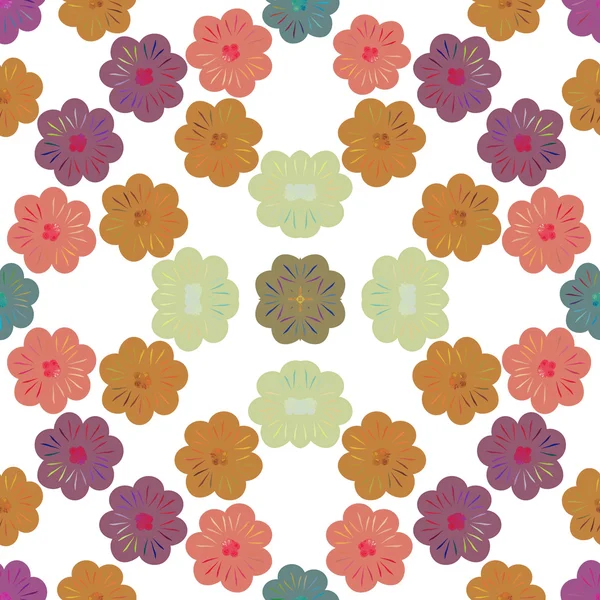 Flower pattern. — Stock Vector