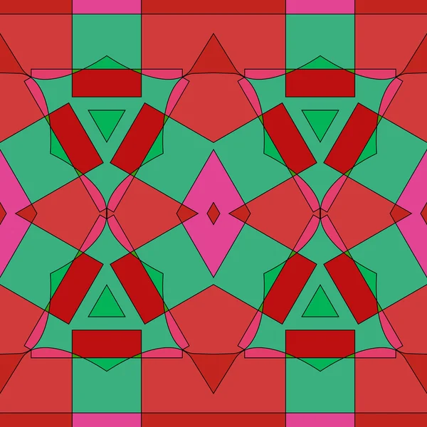 Geometrische naadloze achtergrond. — Stockvector