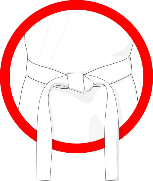 Dövüş sanatları kemer beyaz