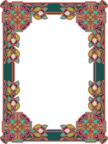 Frame in Celtic style a vector — Stock Vector