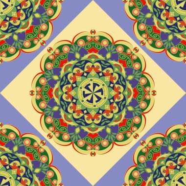 Vektörde etnik, pürüzsüz şablon arkaplanı