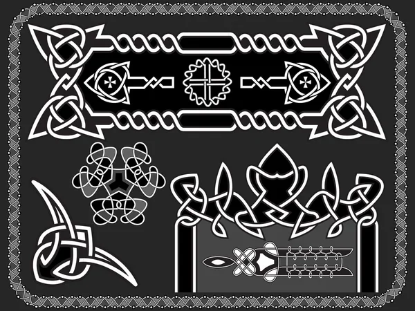 Кельтський орнамент для дизайну — стоковий вектор