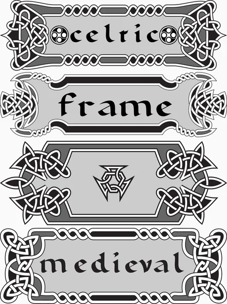 Element of design in the Irish style — Stock Vector