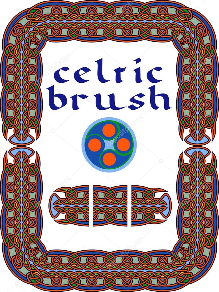 celtic brush for  frame