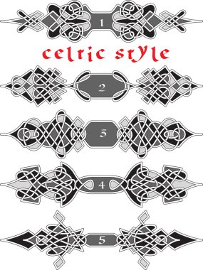 Celtic style clipart