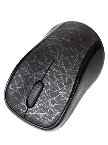 Black computer mouse — Stock Photo, Image