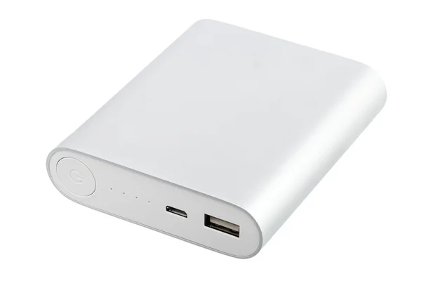 Portable power bank for charging mobile devices — Stock Photo, Image