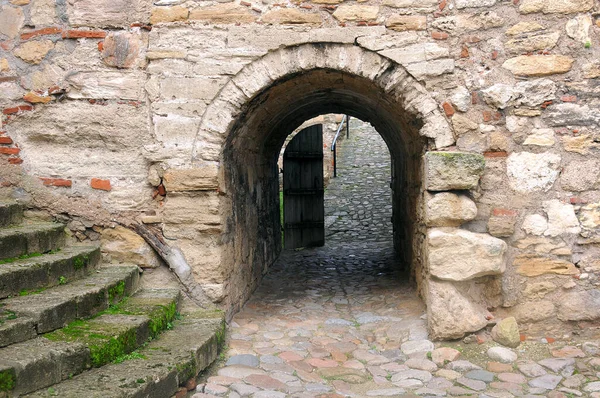 Bulgaristan Vidin Kentindeki Baba Vida Şatosu Kalesindeki Kemer Kapı - Stok İmaj