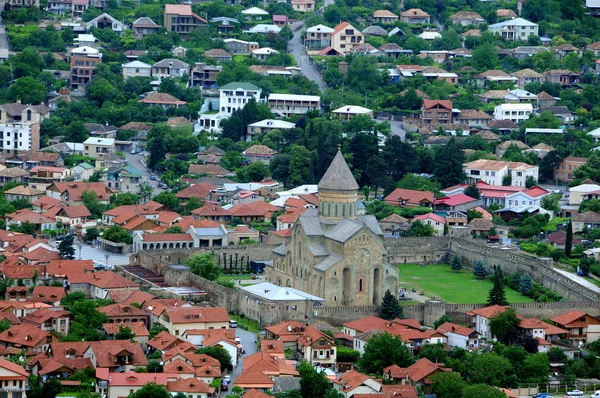 Blick auf die Kathedrale von Svetitskhoveli — Stockfoto
