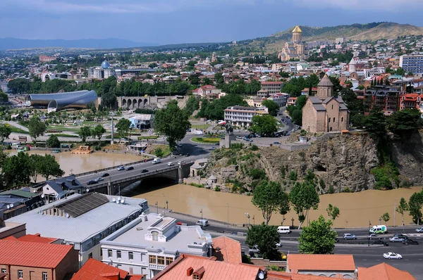 Weergave van Tbilisi — Stockfoto