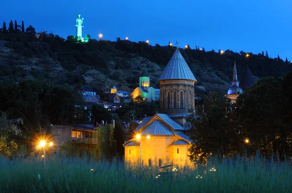Tiflis bei Nacht — Stockfoto
