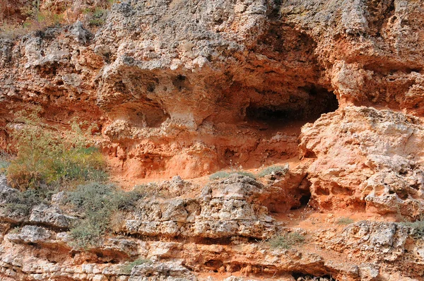 Primer plano Caved Rock —  Fotos de Stock