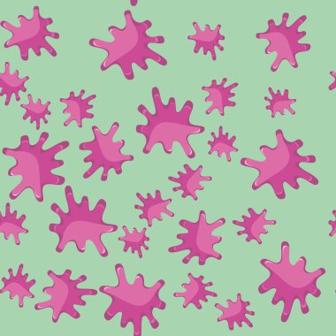 Menekşe leke karikatür seamless modeli 621