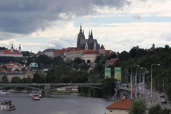 Vieille ville de Prague panorama — Photo