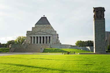 Melbourne, Avustralya - 31 Ocak 2016: Rememberance Tapınağı.