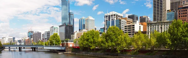 MELBOURNE, AUSTRÁLIA - JANEIRO 31, 2016: Panorama de Melbourne — Fotografia de Stock