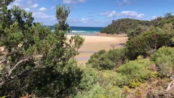 Schöne Aussicht in Wilsons Promontory, Victoria, Australien. — Stockvideo