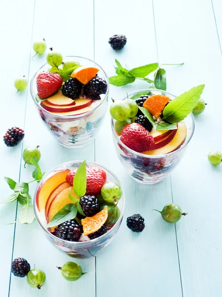 Parfait berry lato — Zdjęcie stockowe