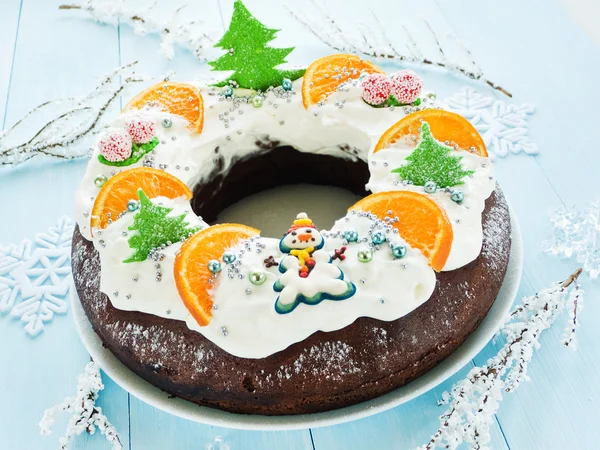 クリスマスケーキ — ストック写真