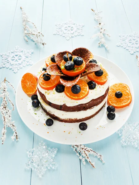 Christmas cake — Stock Photo, Image