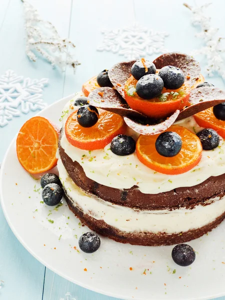 Christmas cake — Stock Photo, Image