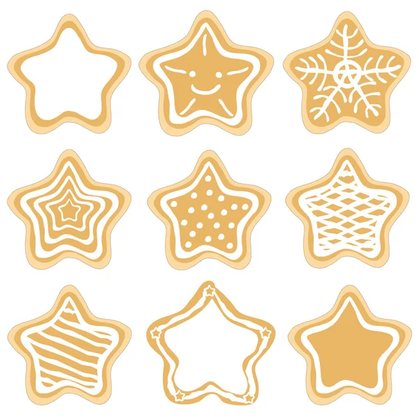 Biscuits au pain d'épice — Image vectorielle