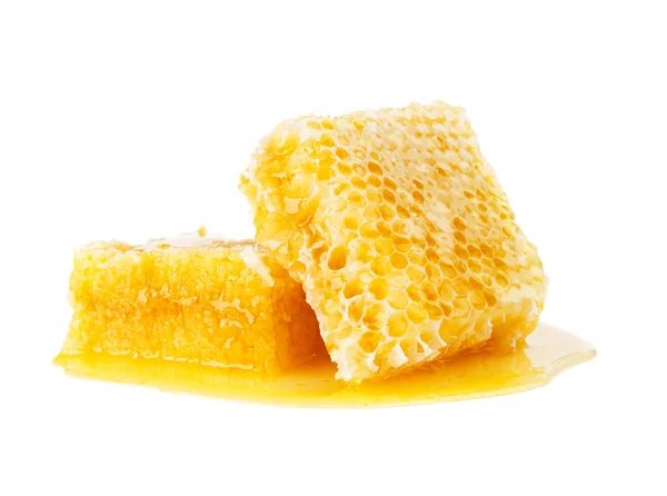 Honeycomb isolera på vit bakgrund — Stockfoto
