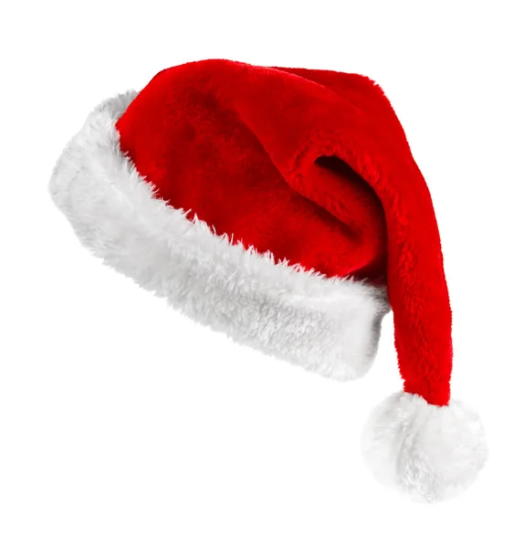 Sombrero rojo de Santa Claus — Foto de Stock