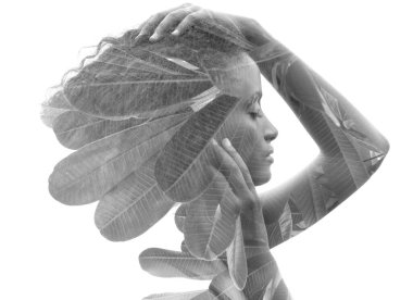 Gerçeküstü çift pozlama portresi