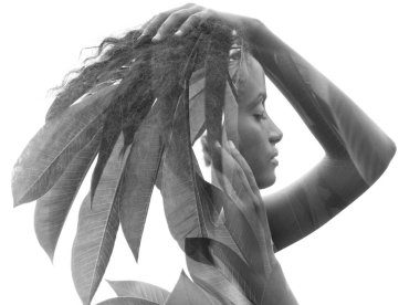 Gerçeküstü çift pozlama portresi