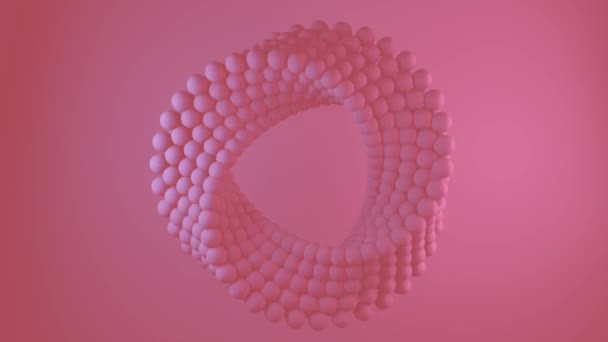 Зацикленная 3D анимация с пространством для текста — стоковое видео