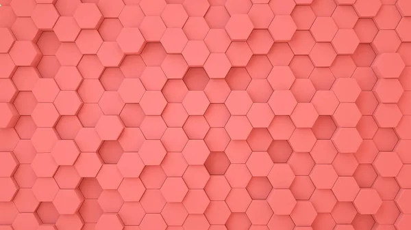 3D ілюстрація, що імітує бджолині гребінці — стокове фото
