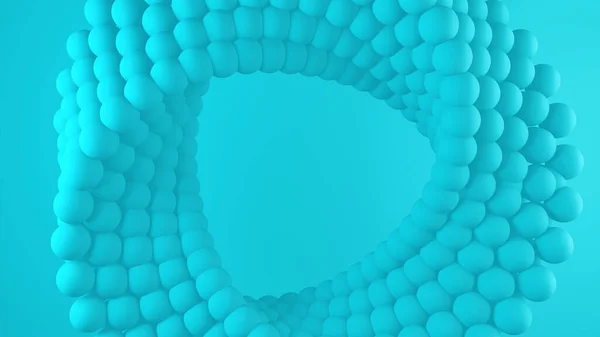 Ilustración 3D compuesta de esferas — Foto de Stock