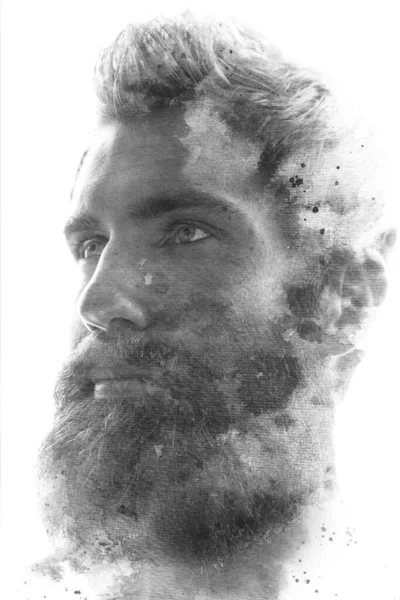 Ένα πορτραίτο ενός άντρα. — Φωτογραφία Αρχείου