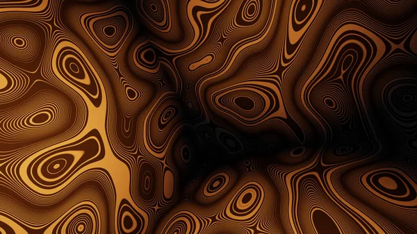 Ilustración 3D de ondas brillantes — Foto de Stock