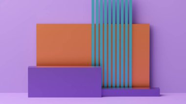 Canlı, soyut bir arkaplan. 3B Görüntü.