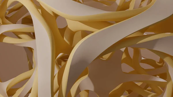 3D ilustrace složité geometrické struktury — Stock fotografie