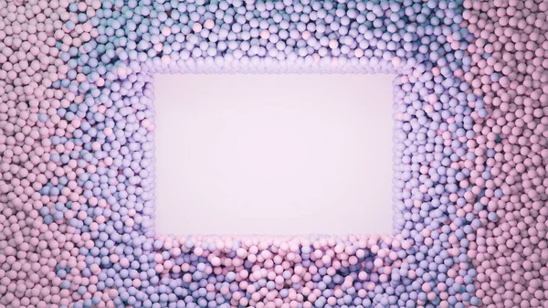 Sayısız parçacığın renkli 3B görüntüsü — Stok fotoğraf