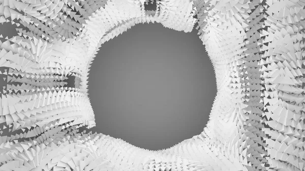 Рисунок Мбаппе и пустое круглое пространство для текста. 3D иллюстрация. — стоковое фото