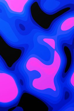 Topografi soyut arkaplana ilham verdi