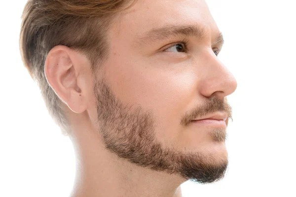 Simple portrait of a man with a beard — Stock Photo, Image