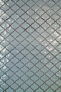 Mavi seramik seramik arkaplan