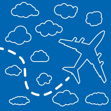 Bulutlar ile doğrusal uçak